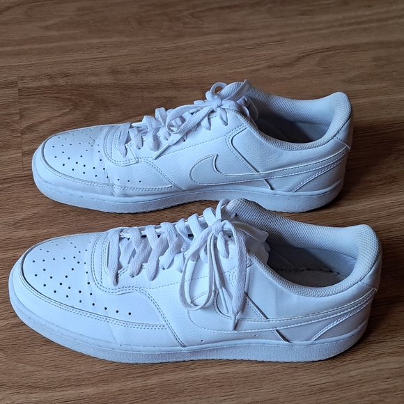 Nike Court Vision Low White Sneakers - Picture 2 of 5